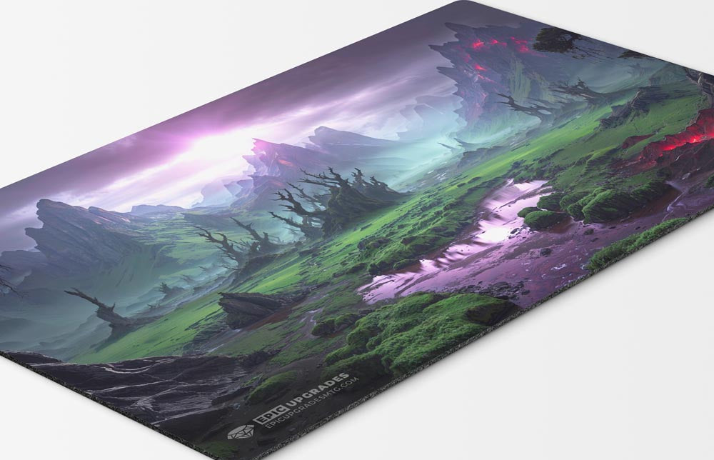 Jund Triome Playmat – 24x14 Magic: The Gathering MTG Card Mat with Land-Inspired Artwork