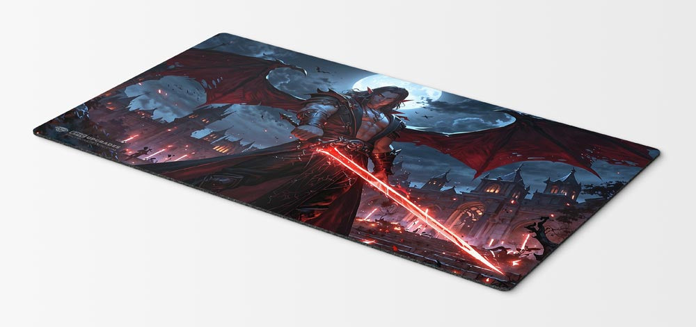 vampire playmat for magic the gathering players. 24" x 14" tribal card mat for commander EDH