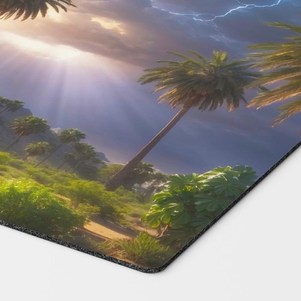 Abzan Triome Playmat – 24x14 Magic: The Gathering MTG Card Mat with Land-Inspired Artwork