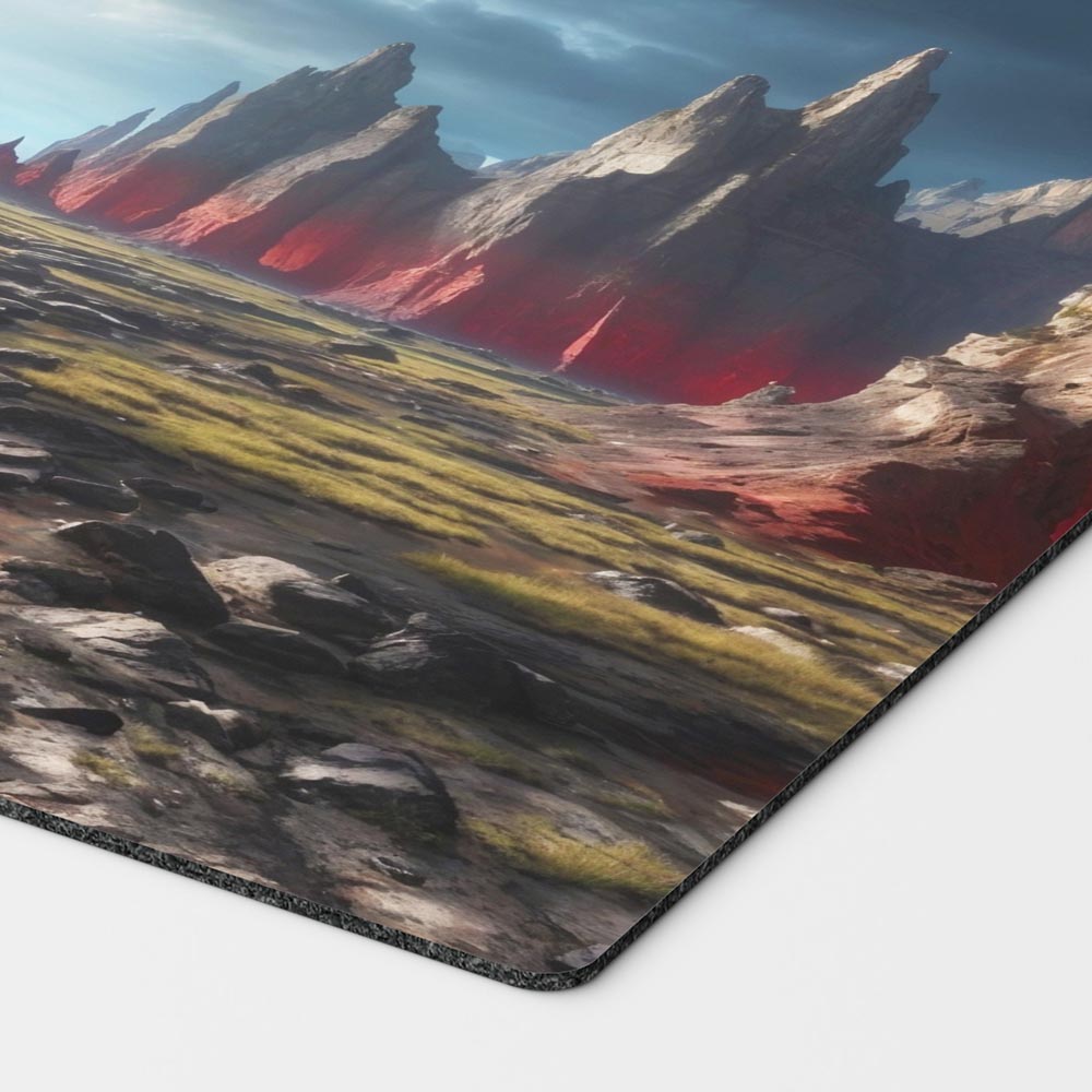 Mardu Triome Playmat – 24x14 Magic: The Gathering MTG Card Mat with Land-Inspired Artwork