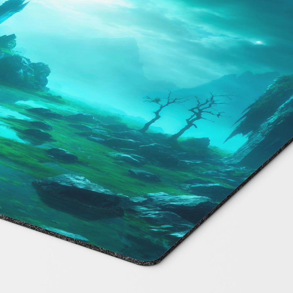 Sultai Triome Playmat – 24x14 Magic: The Gathering MTG Card Mat with Land-Inspired Artwork