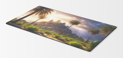 Abzan Triome Playmat – 24x14 Magic: The Gathering MTG Card Mat with Land-Inspired Artwork