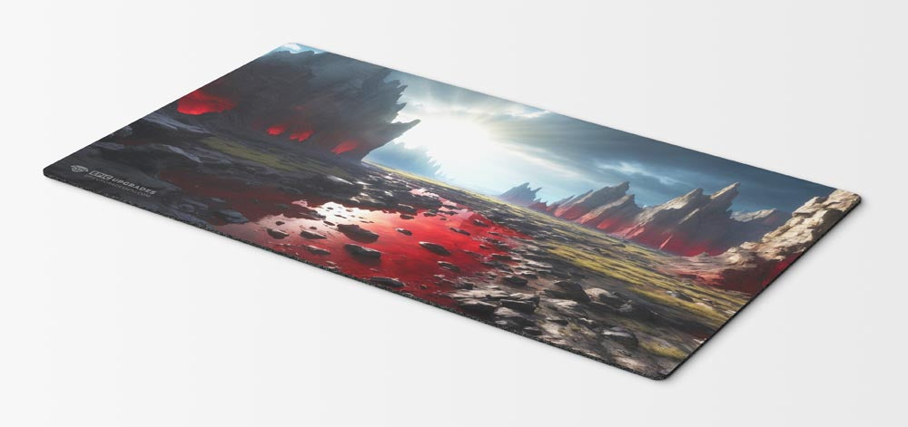 Mardu Triome Playmat – 24x14 Magic: The Gathering MTG Card Mat with Land-Inspired Artwork