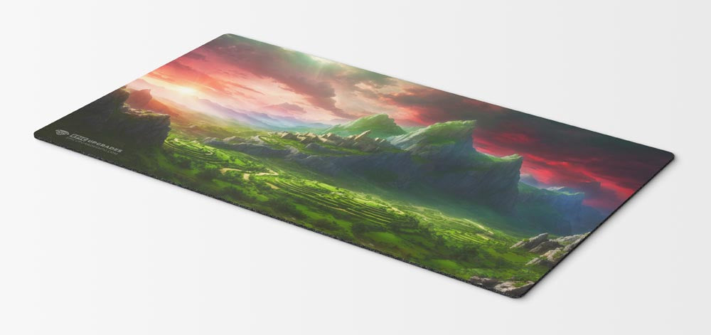 Naya Triome Playmat – 24x14 Magic: The Gathering MTG Card Mat with Land-Inspired Artwork